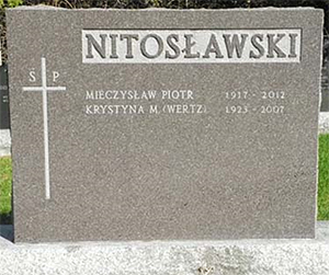 Tombeau de la famille Nitosławski