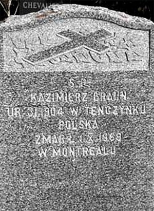Grave of Kazimierz Braun