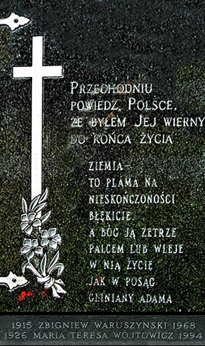 Tombeau de la famille Waruszyński