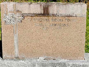 Tombeau de Maria Jaworska