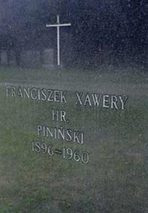 Grave of Franciszek Xawery Piniński