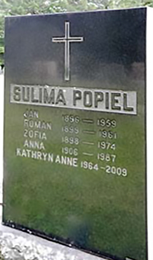 Grób rodziny Sulima Popiel