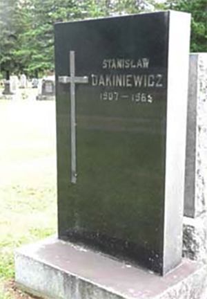 Grave of Stanisław Dakiniewicz