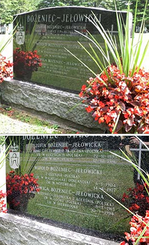 Grave of the Bożeniec-Jełowicki family