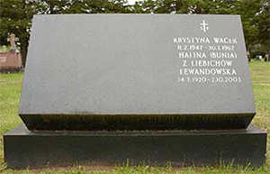 Grave of Wacek Lewandowski family