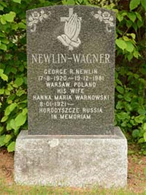 Grób rodziny Newlin - Wagner