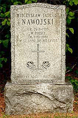 Grave of Mieczysław Tadeusz Nawojski