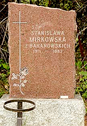 Grób Stanisławy Mirkowskiej