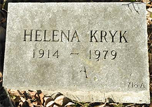 Grave of Helena Kryk