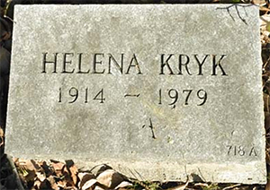 Tombeau de Helena Kryk