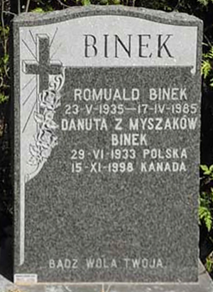 Grób rodziny Binek