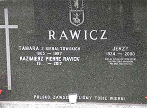 Grób rodziny Rawicz 