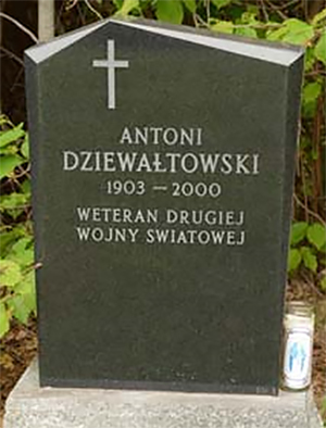 Grób Antoniego Dziewałtowskiego 
