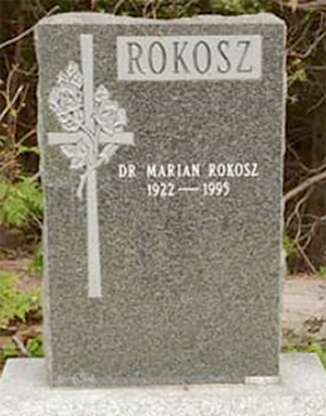 Grave of Marian Rokosz