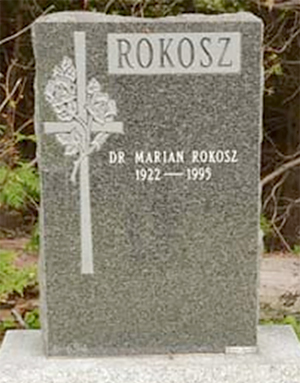 Tombeau de Marian Rokosz