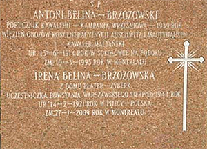 Tombeau de la famille Belina-Brzozowski
