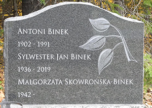 Grave of the Binek family