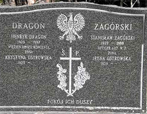 Tombeau de familles Dragon et Zagórski