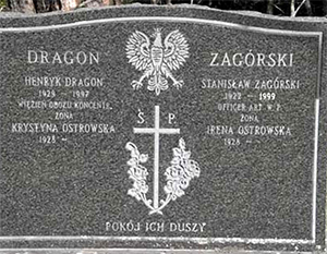 Grób rodzin Dragon i Zagórski