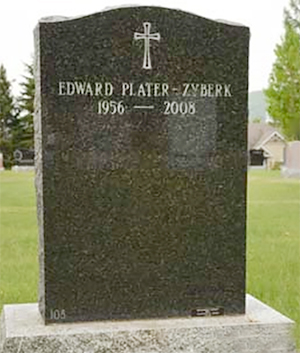 Grave of Edward Plater-Zyberk
